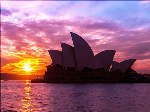 Sydney Opera House sunset