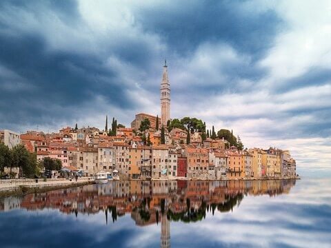 Croatia skyline