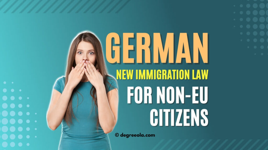 German new immigration law for non-EU citizens
