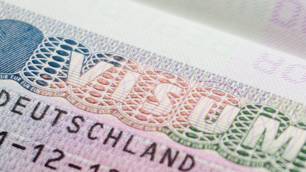 German visa picture