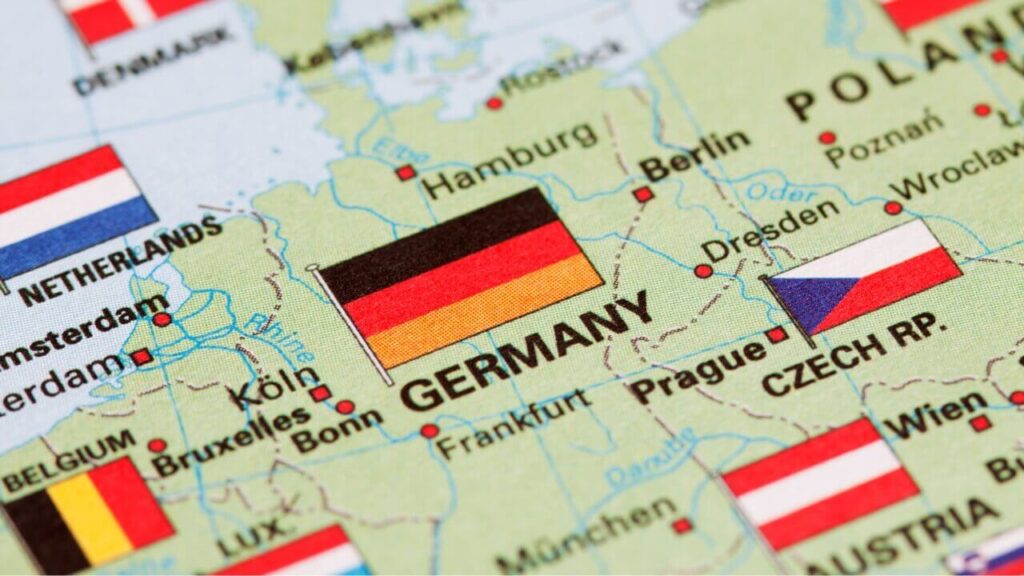 Germany Map Photo