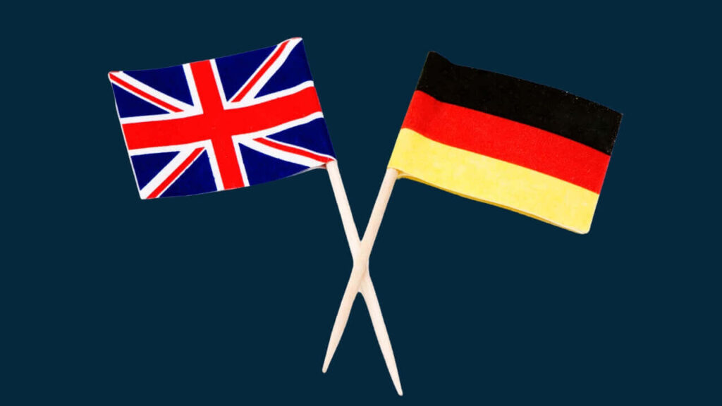 UK and Germany Flag