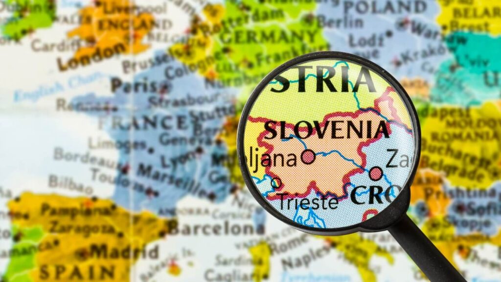 map of slovenia